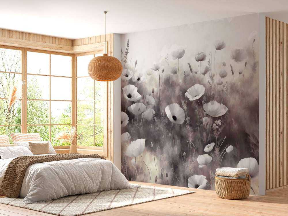 Taniec dzikich kwiatów - czarny