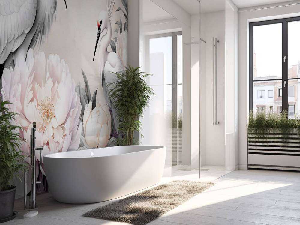 Bociany Romantyczne Różowe