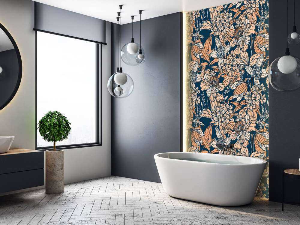 Nocny Ogród Pełen Kwiatów