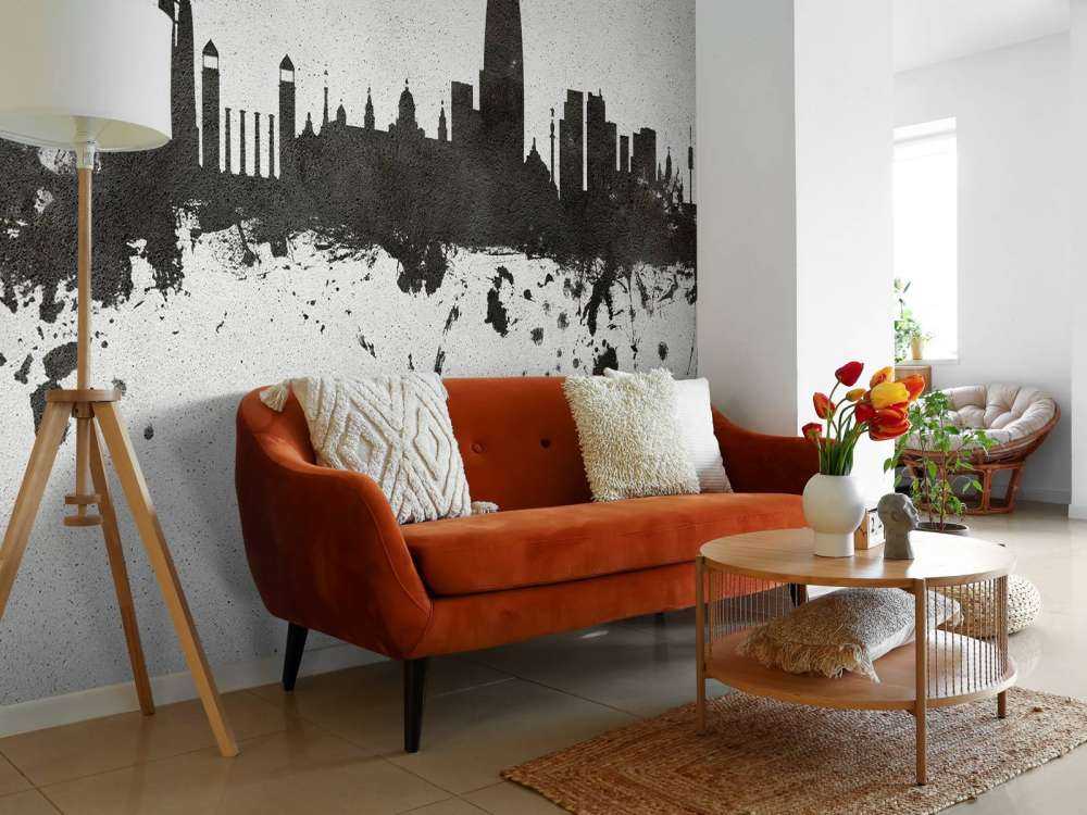 Akwarela panorama, Barcelona