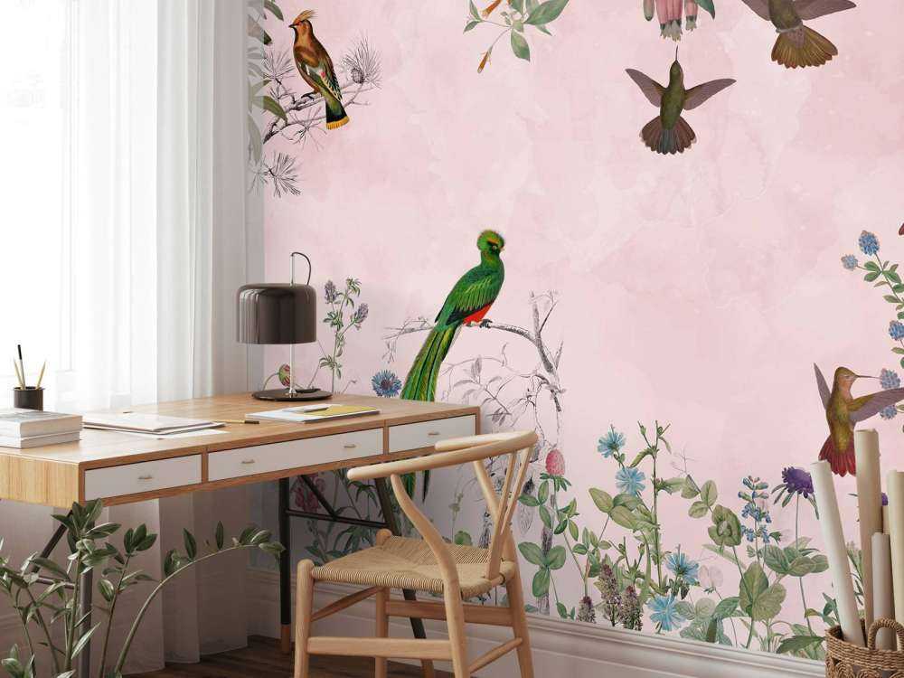 Fields Flower and Birds 3