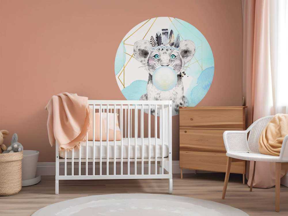 Indyjskie lwiątko z dzwoneczkiem z gumy balonowej