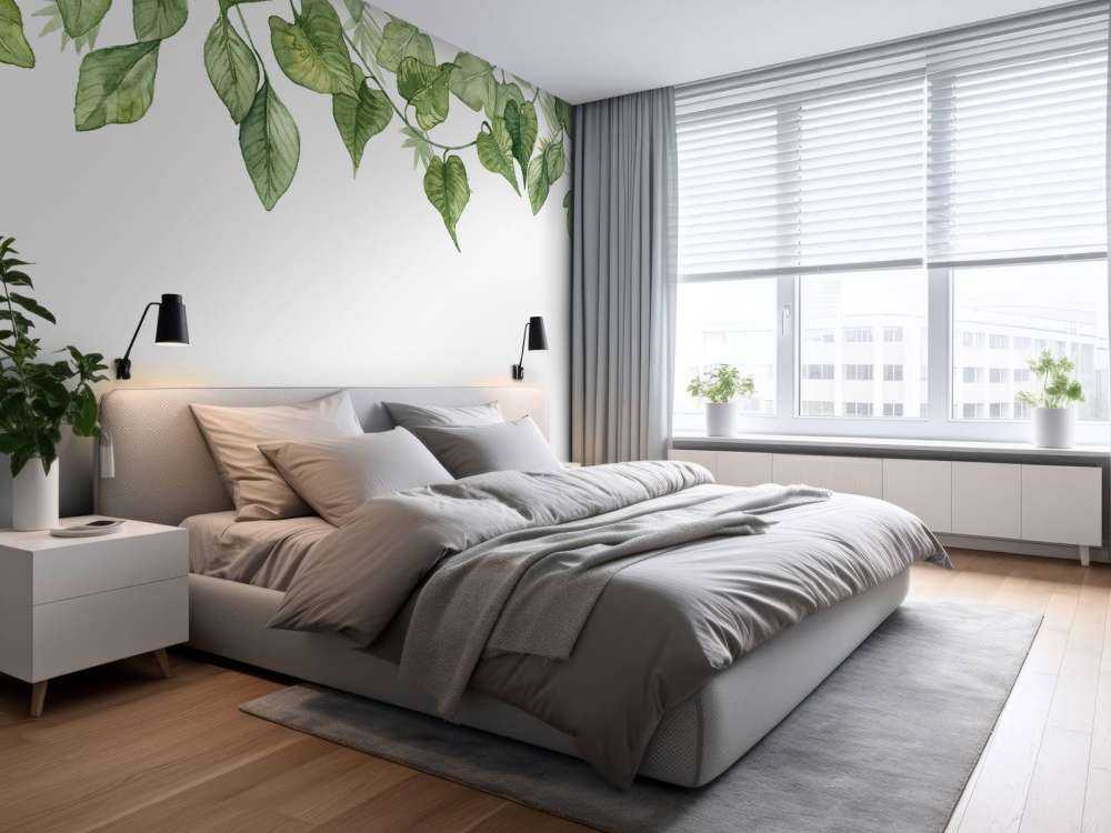 Zawieszanie akwarelowych liści