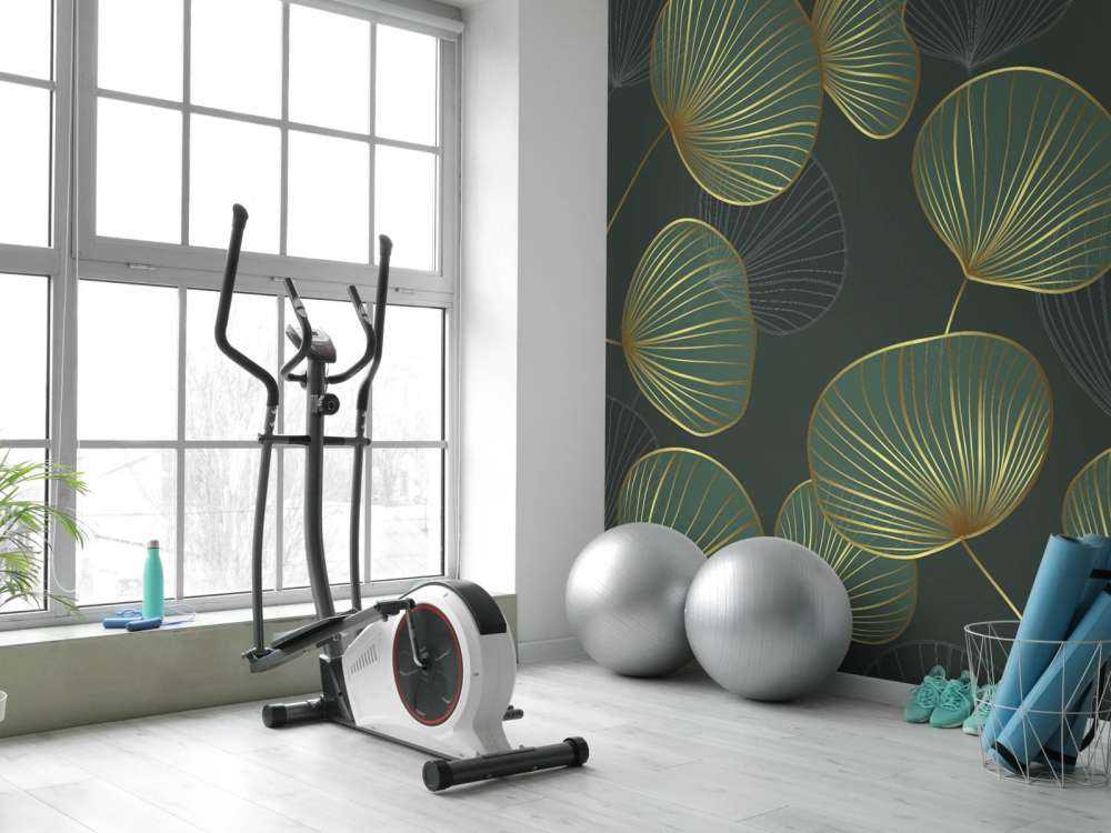 Ozdobne liście z dodatkiem złota