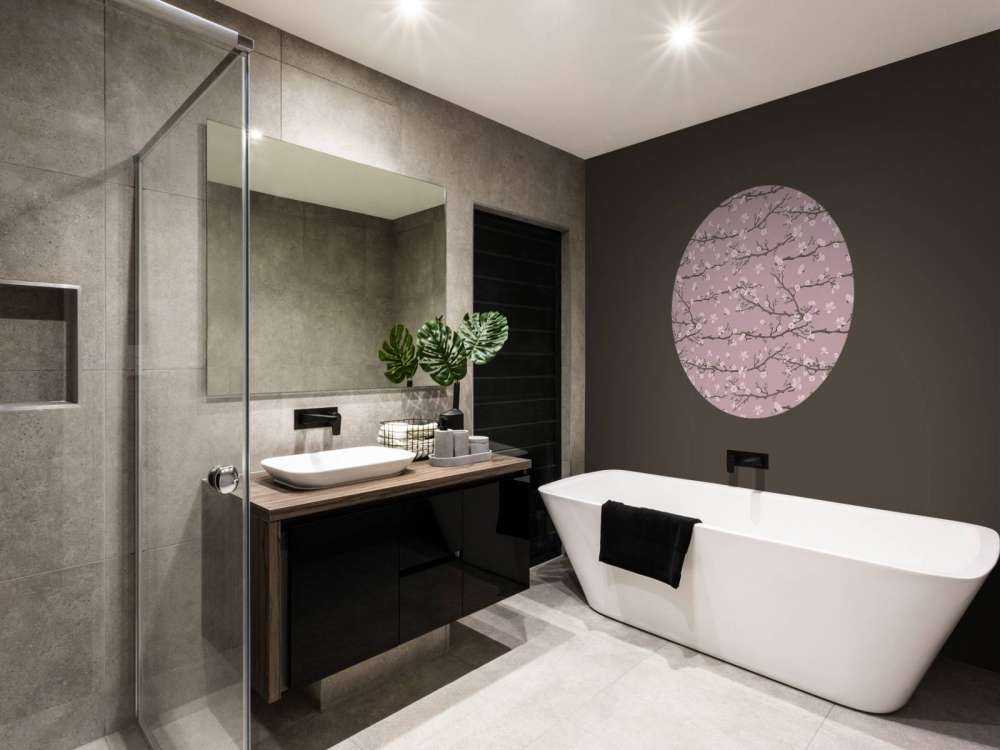 Różowe wiosenne gałązki