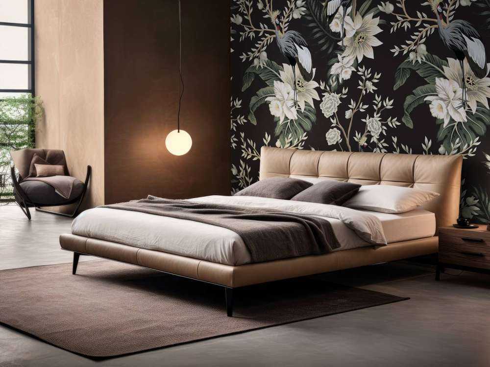 Żurawie między liśćmi