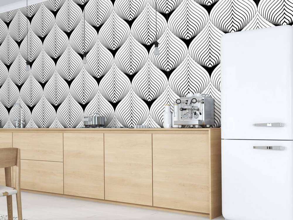 Abstrakcyjne płatki kwiatów