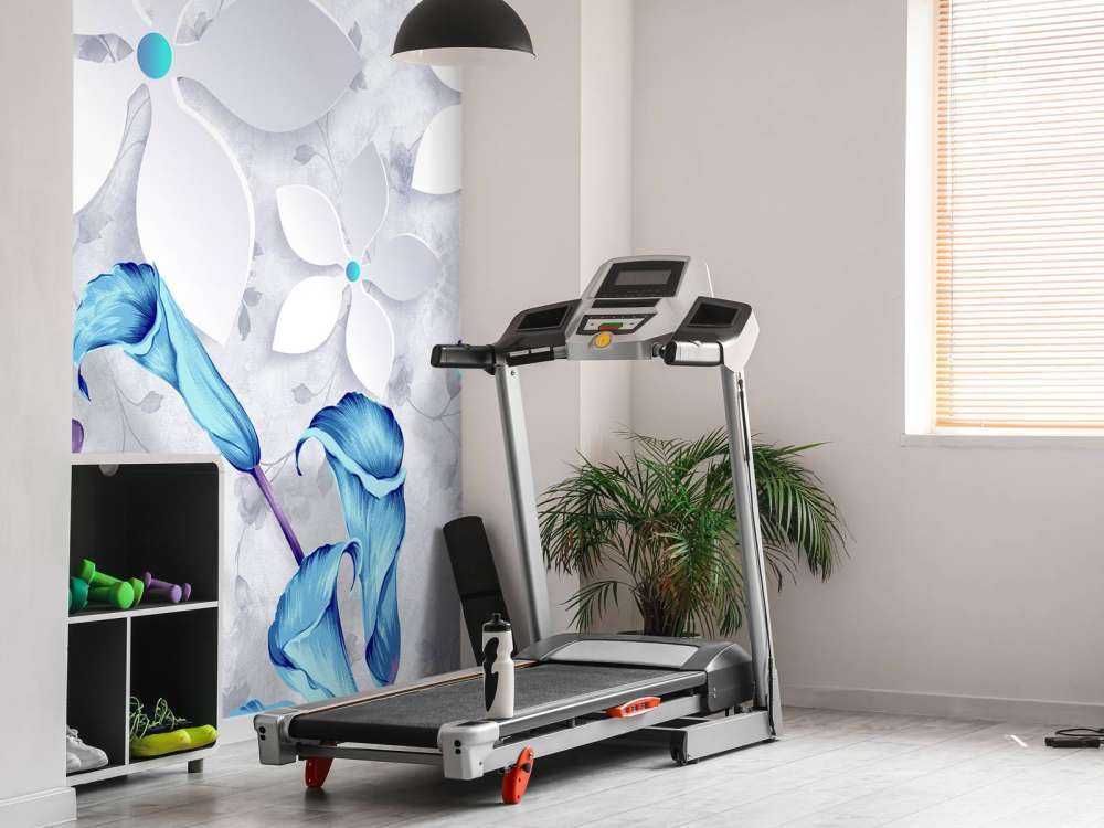 Niebiesko białe kwiaty