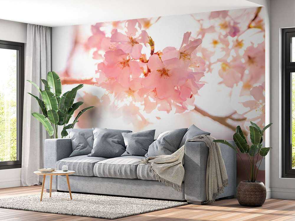 Kwiaty jasnoróżowe