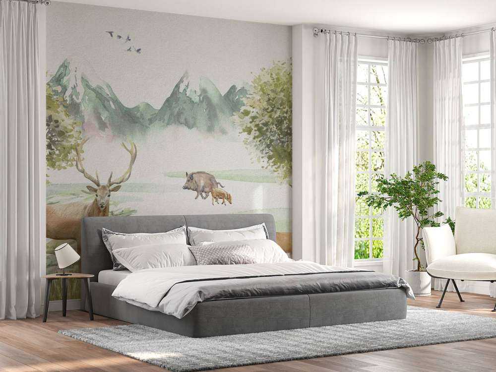 Kolorowe zwierzęta leśne