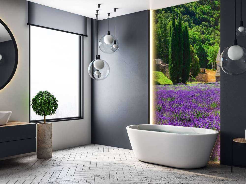 Bajkowe pole lawendy