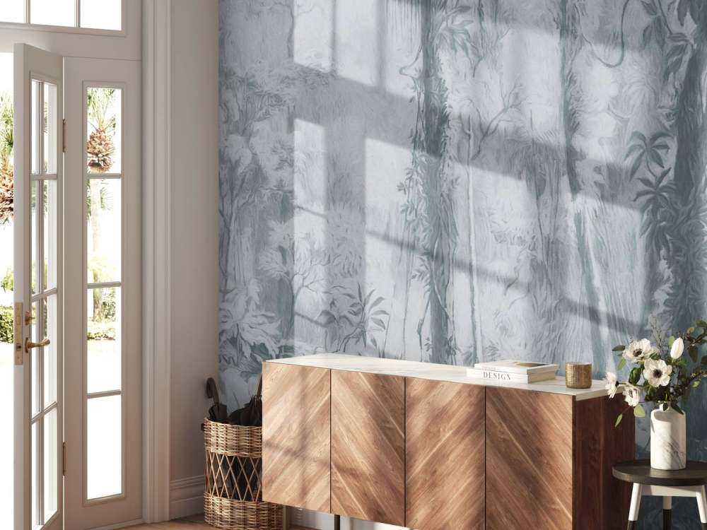 Las tropikalny - niebieski