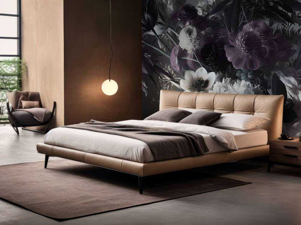 Duży bukiet z anemonami fioletowymi