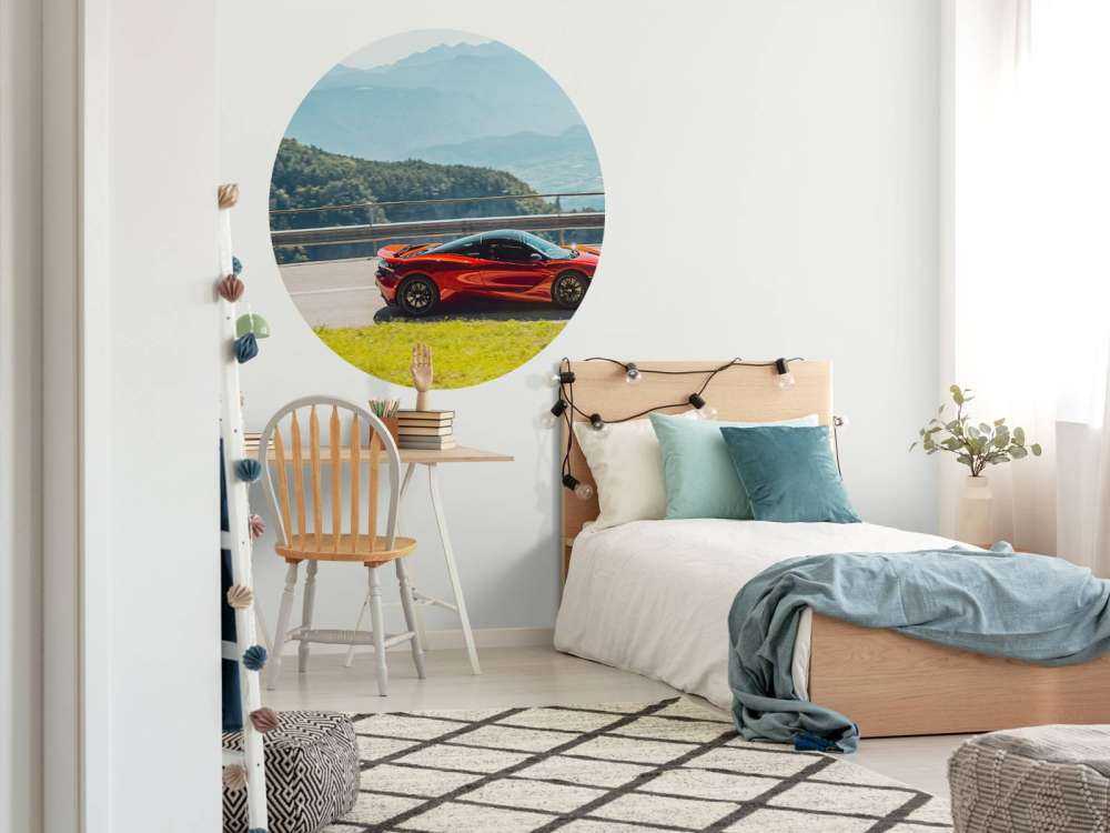 Jadąc przez górski krajobraz