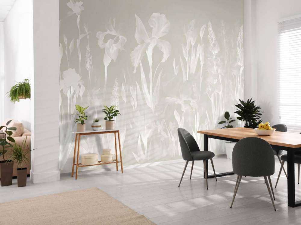 Szczęśliwe Wiosenne Przygaszone Lawendowe