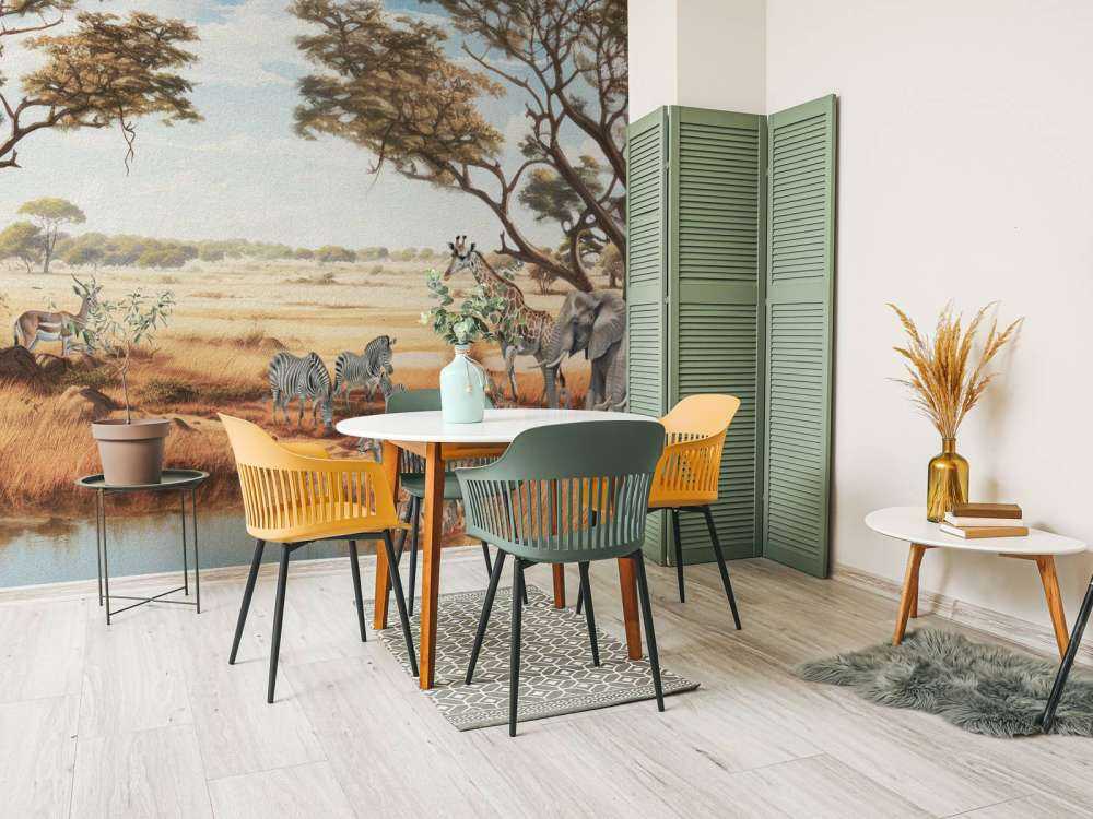 Kolor krajobrazu safari