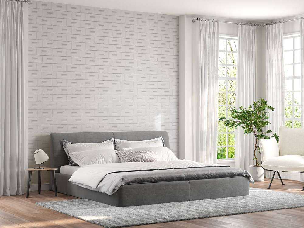 Nowoczesne białe cegły