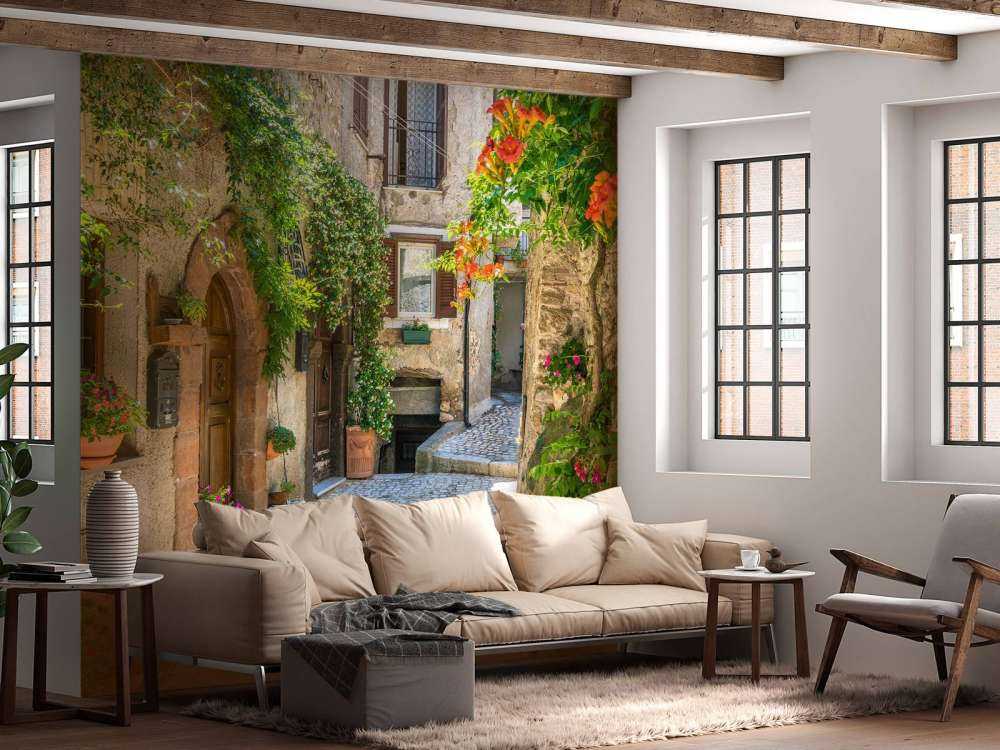 Wiejska wioska w Rzymie