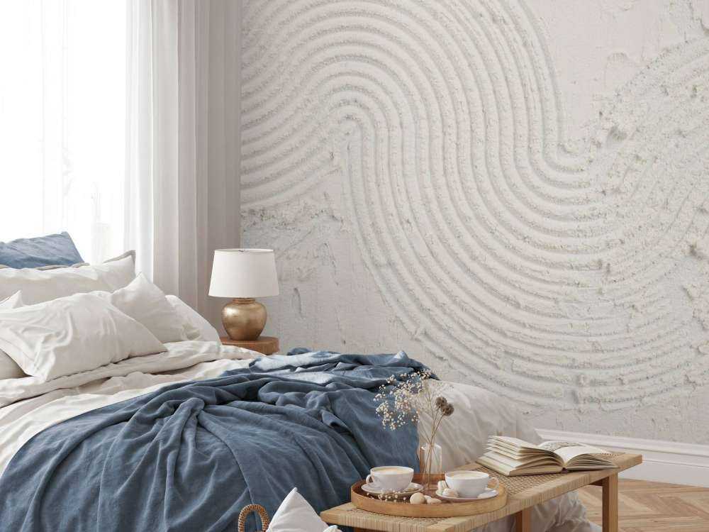 Sztuka tekstury w kolorze białym