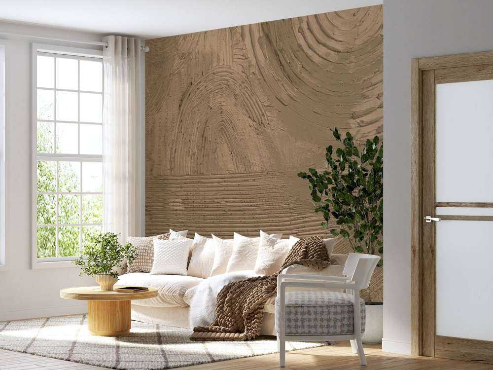 Struktury i kształty w kolorze złotego brązu