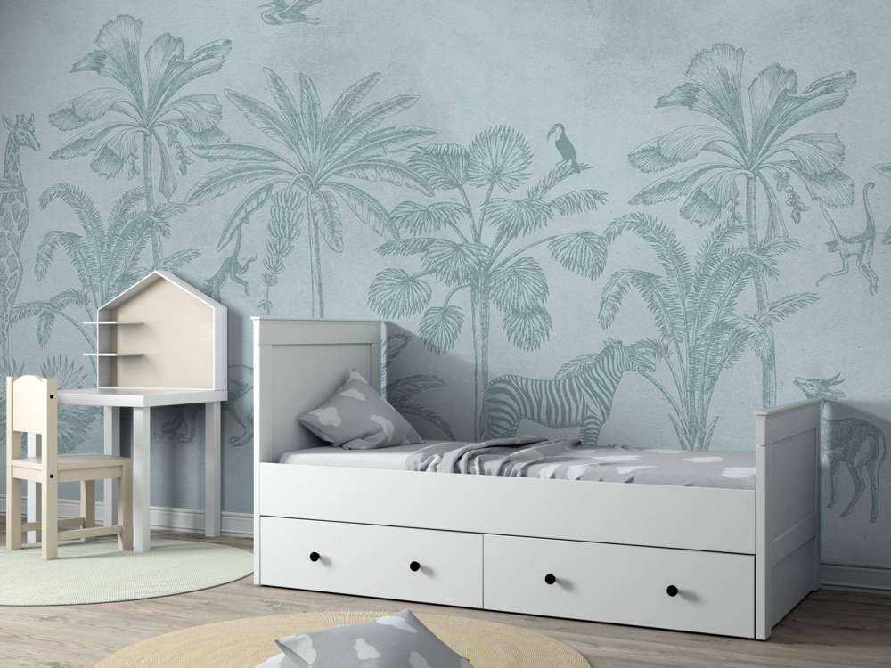 Zwierzaki z dżungli niebieskie