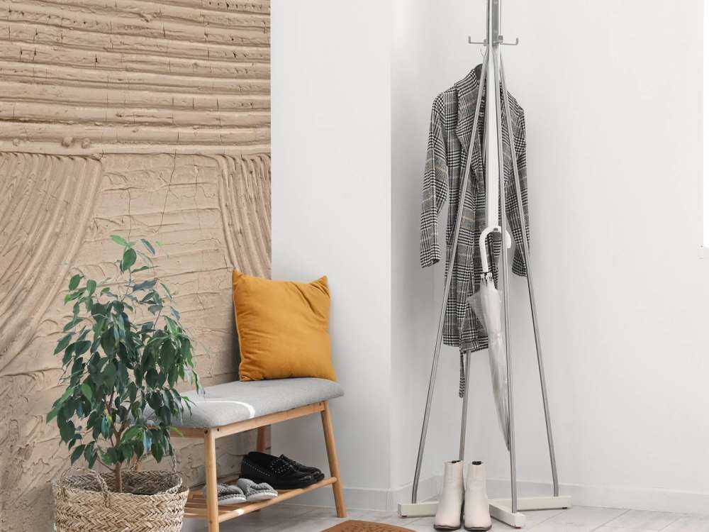 Linie i struktury w kolorze taupe