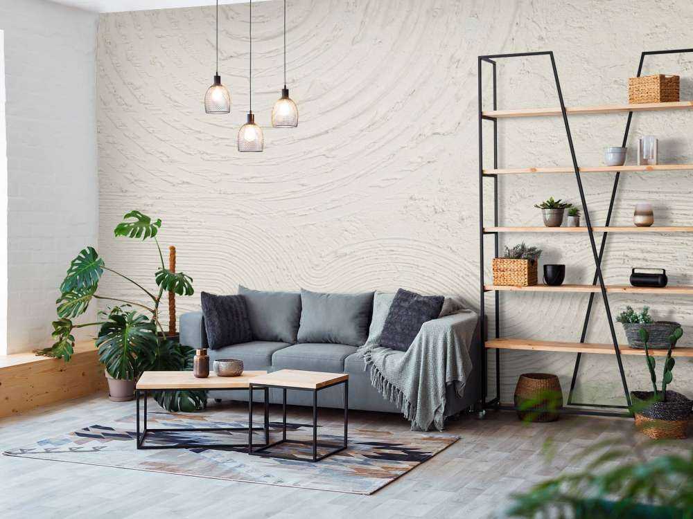 Organiczne kształty i linie w kolorze białym