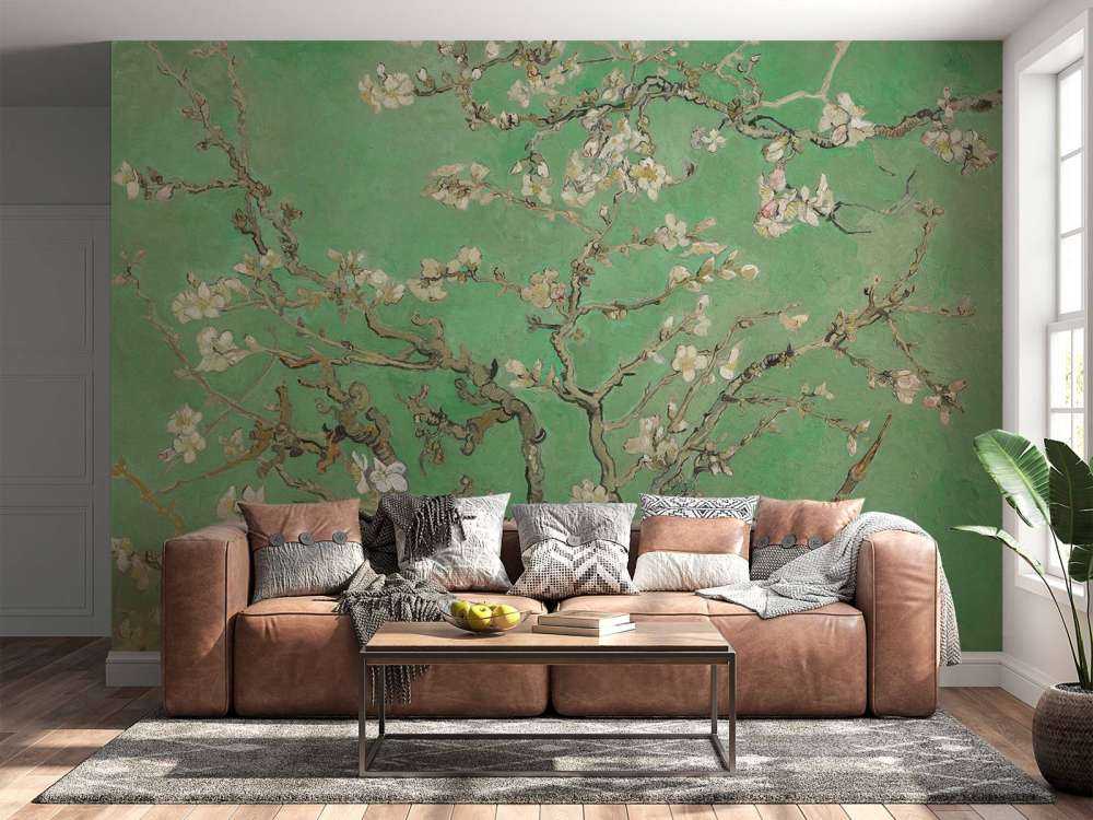 Wiosenny kwiat migdałowca