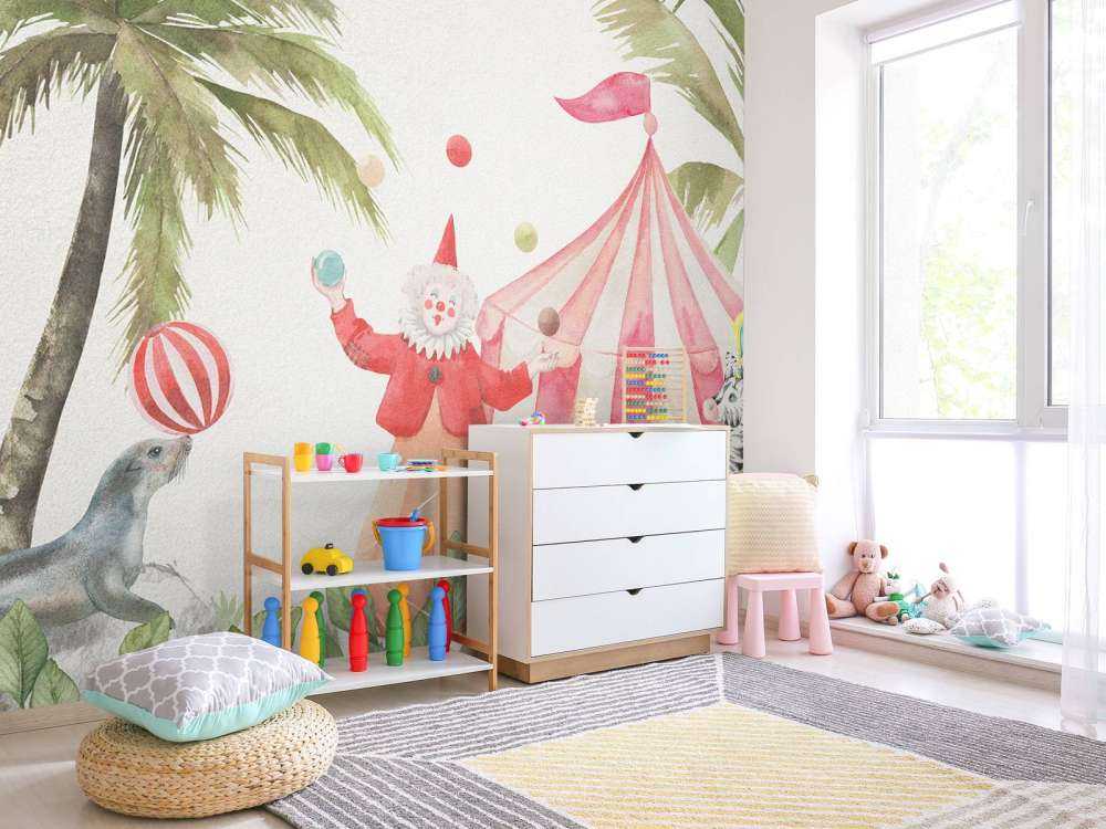 Wesołe zwierzęta cyrkowe