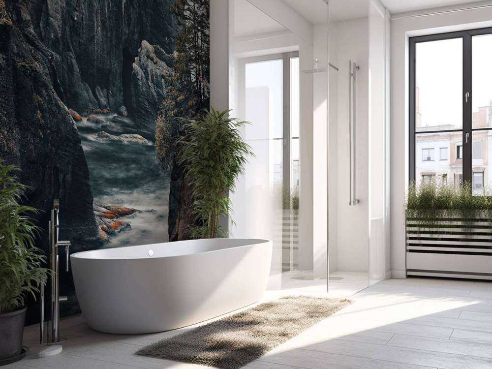 Surowa przyroda na wybrzeżu