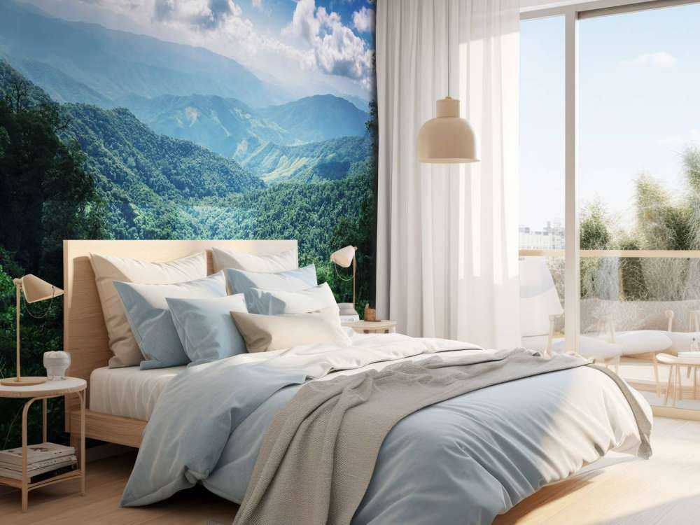 Zielony las tropikalny