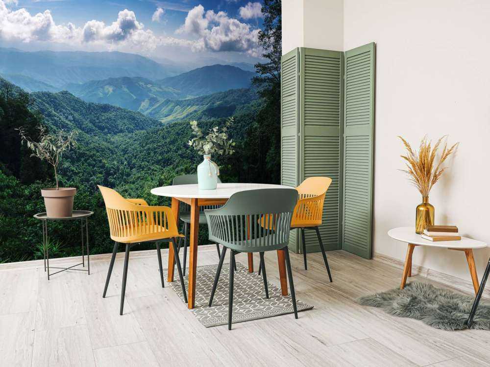 Zielony las tropikalny