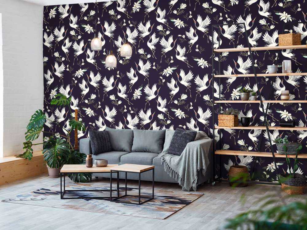 Wzór latającego żurawia