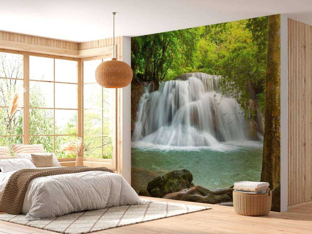 Zapierający dech w piersiach wodospad