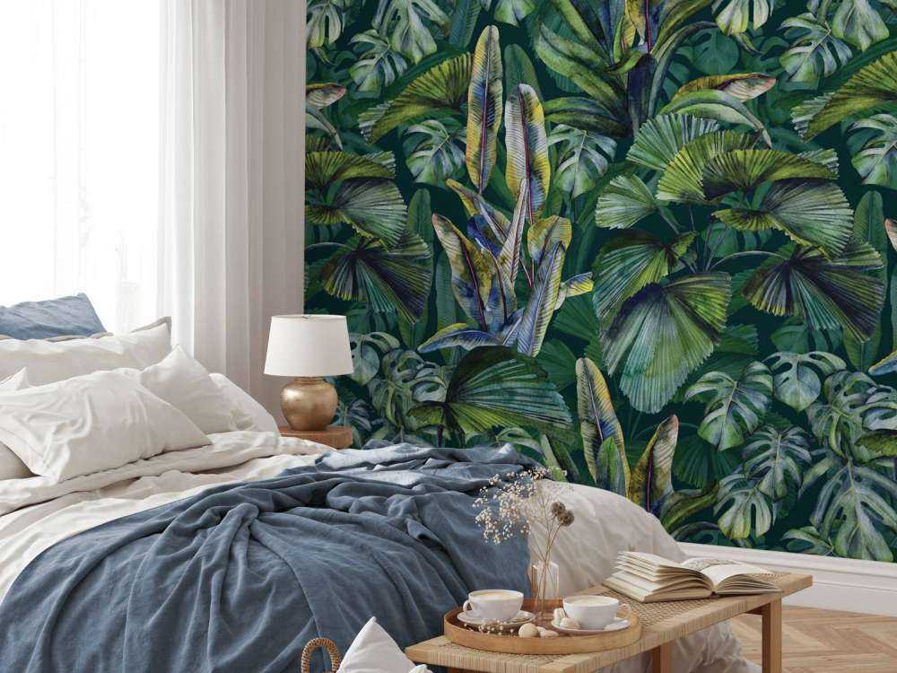 Ręcznie rysowane liście