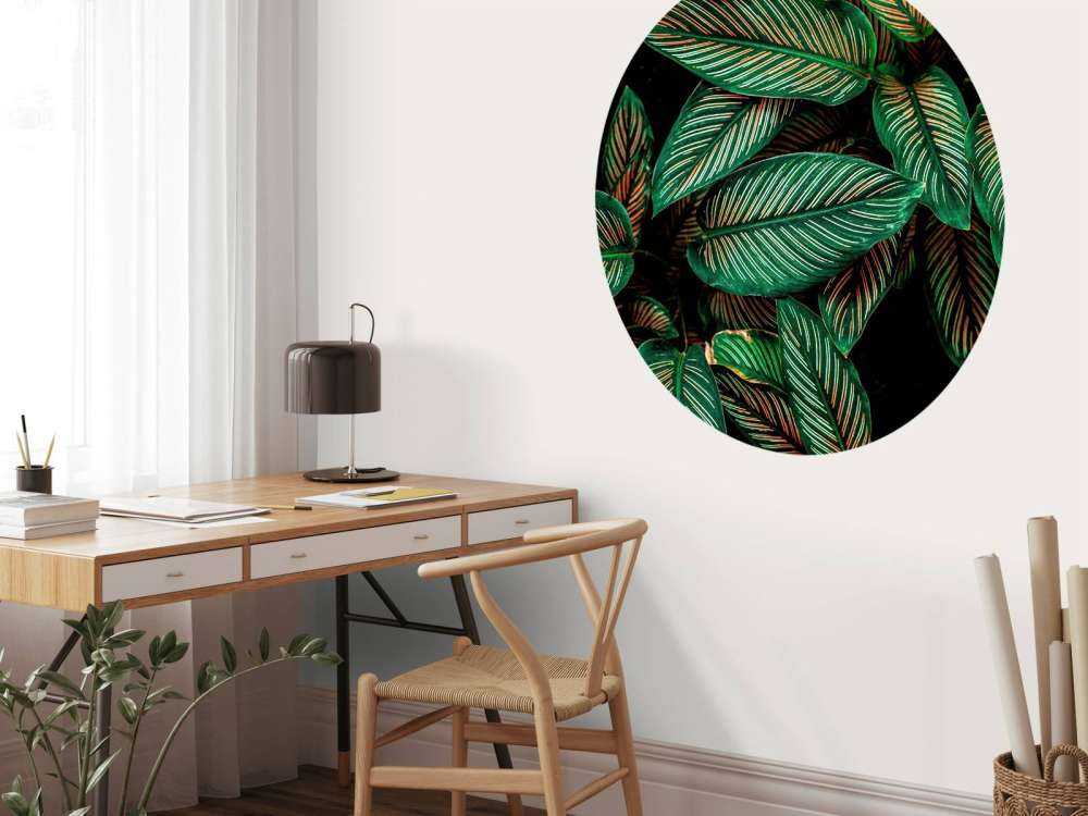 Abstrakcyjne zielone liście