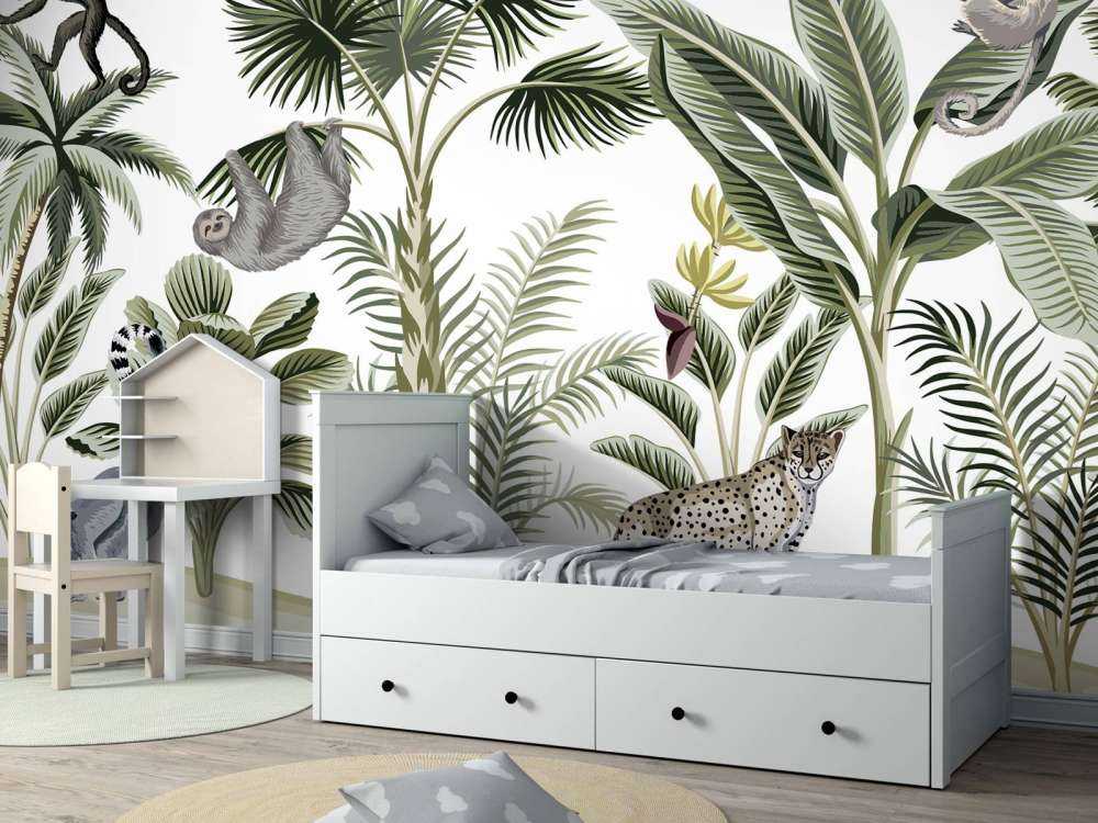 Tropikalny nadruk zwierzęcy