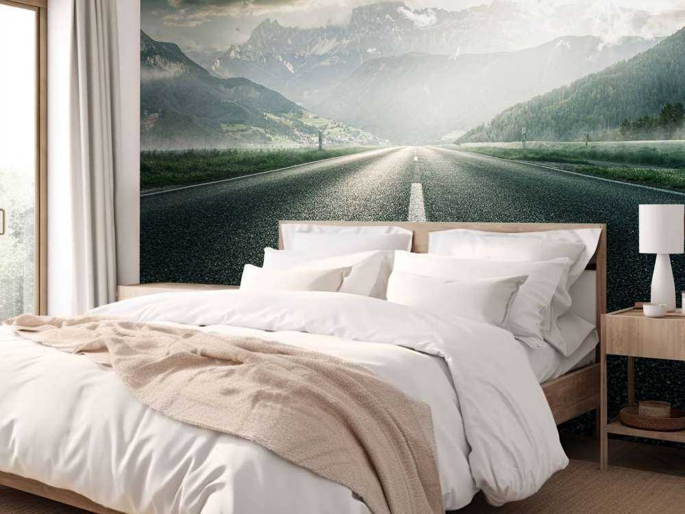 Droga w krajobrazie górskim