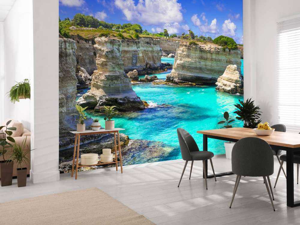 Formacja skalna na wybrzeżu