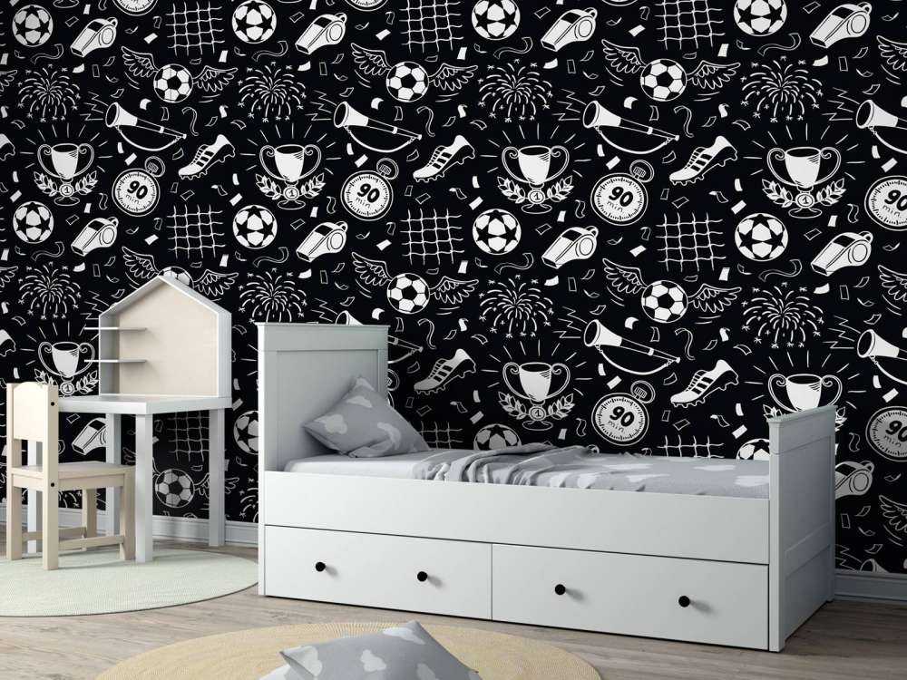 Piłka nożna czarno-biała