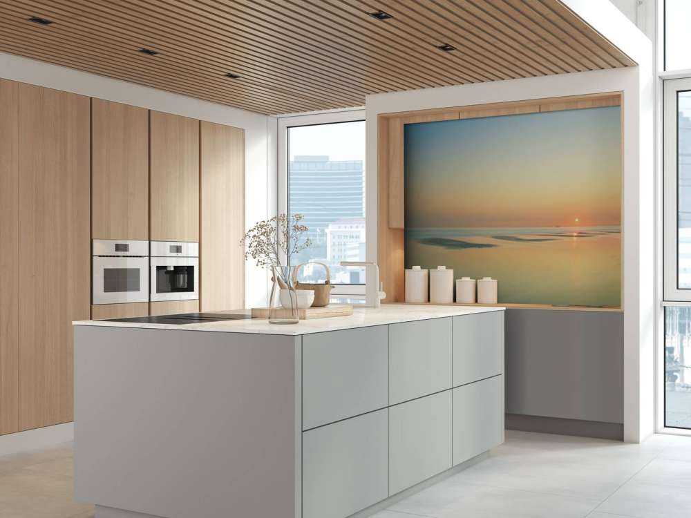 Zachód słońca na plaży