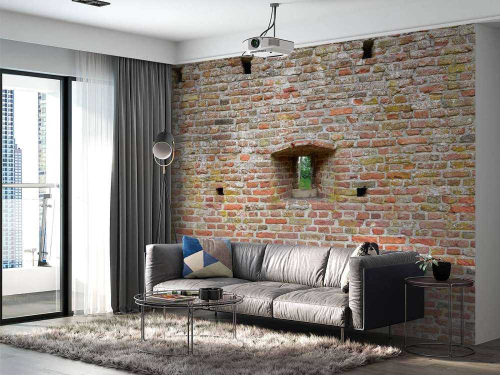 Mur miejski z widokiem na przyrodę