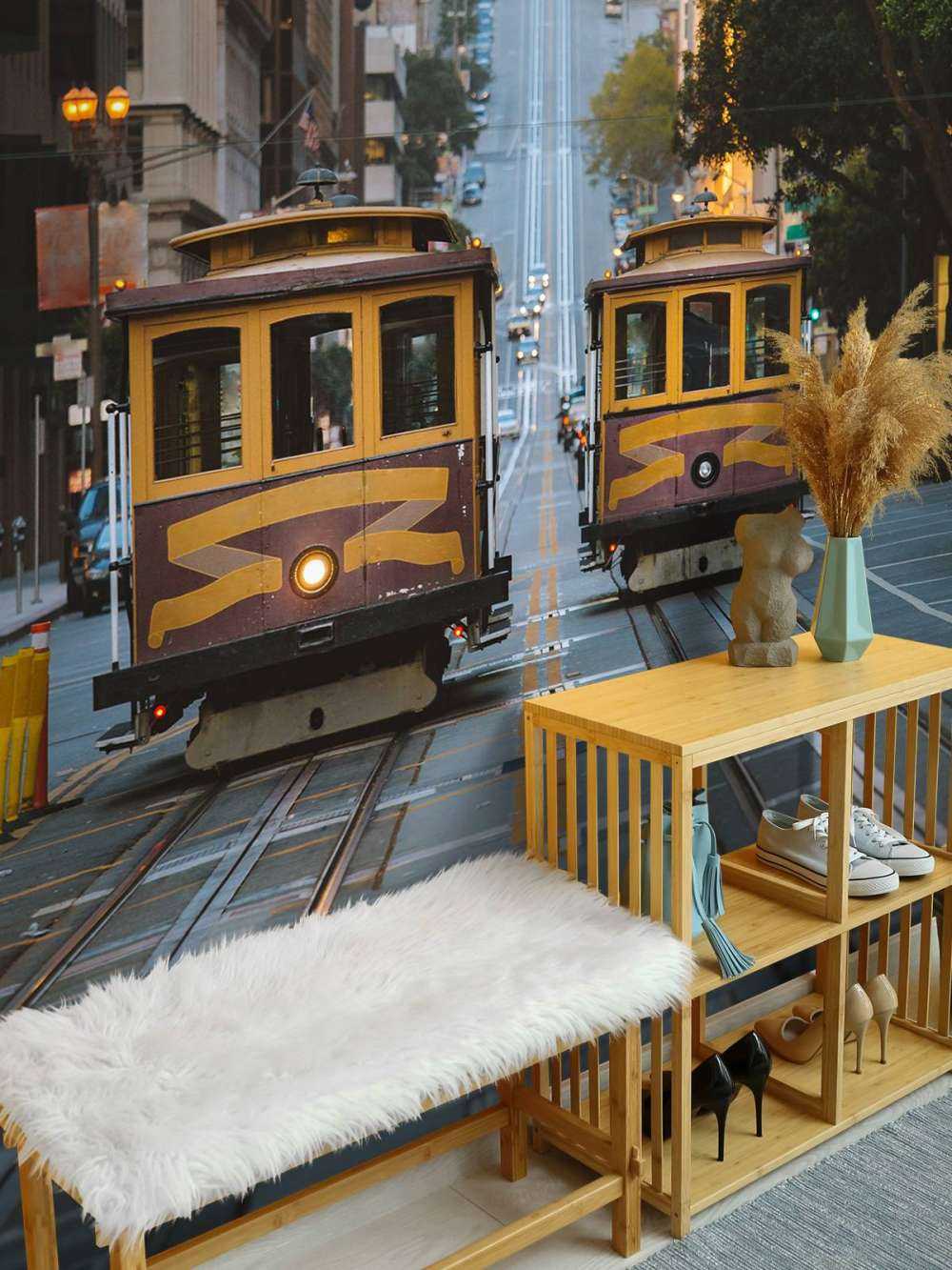 Żółte tramwaje w San Francisco USA