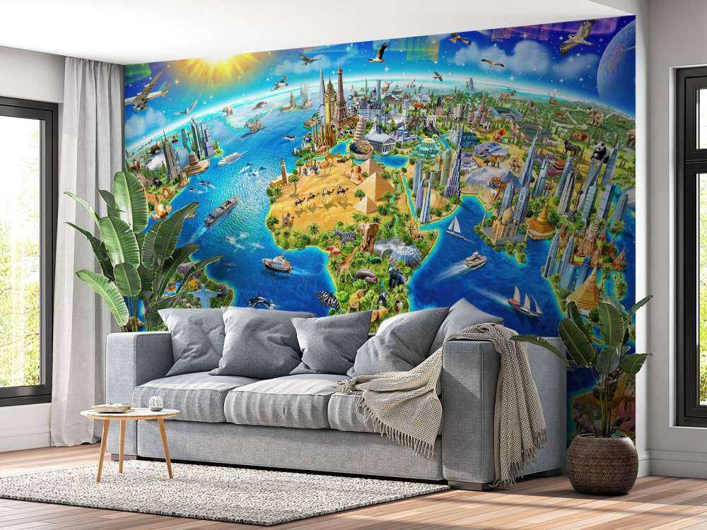 World Landmarks Globe