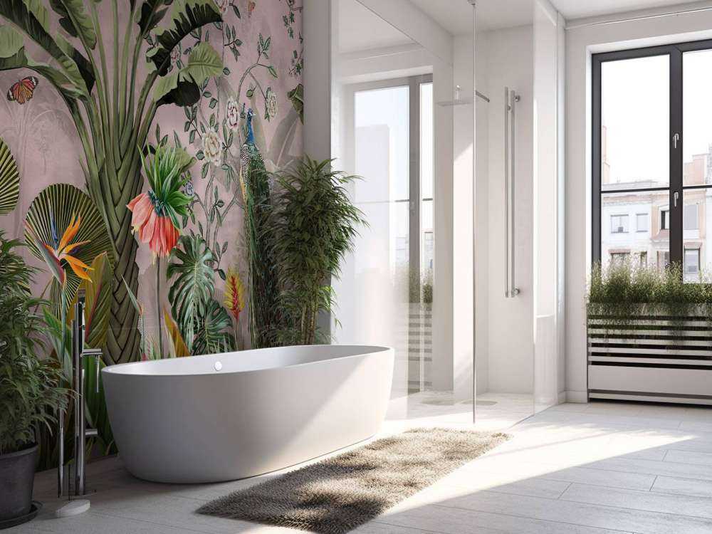 Paw w Tropikalnym Pięknie