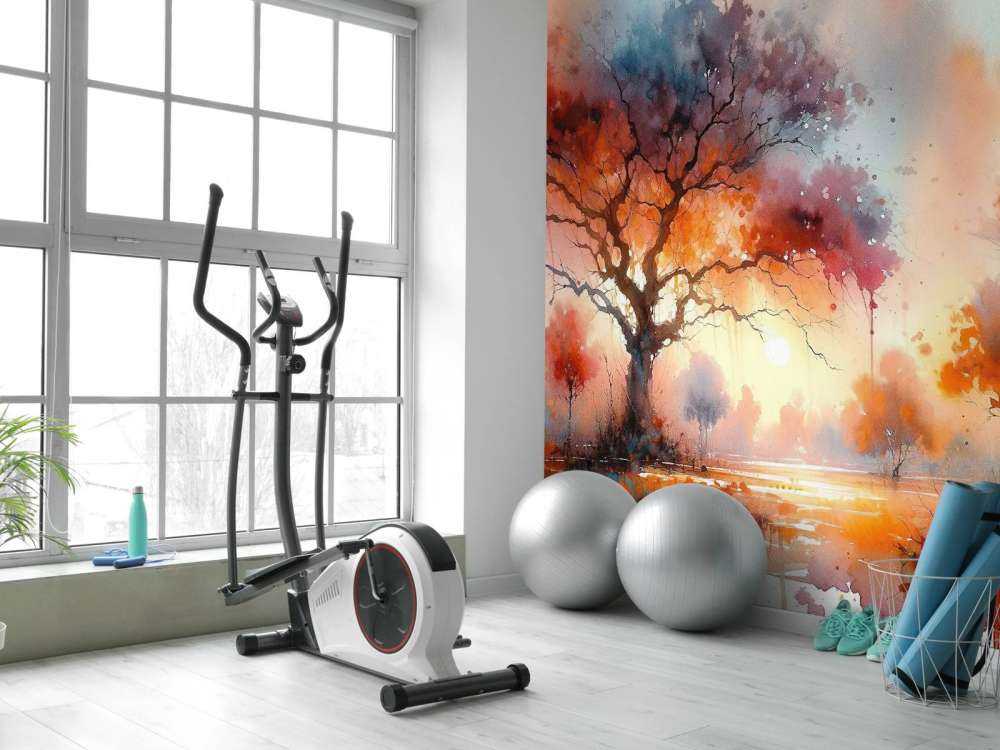 Ognista Korona Jesieni o Zmierzchu