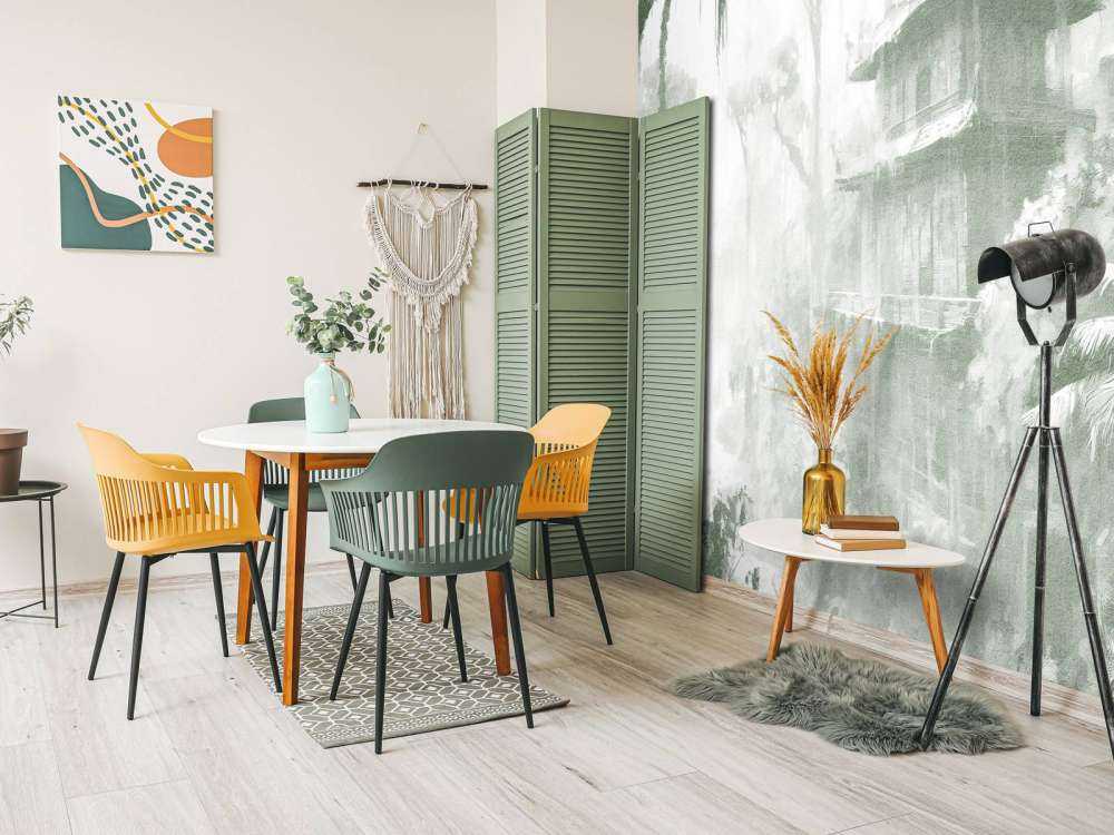 Ukryta Chatka w Mglistym Lesie, zielony