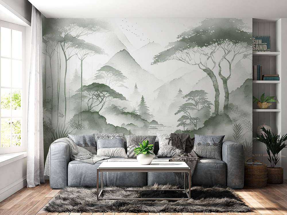 Jezioro Górskie w Mglistej Tuszy, zielony