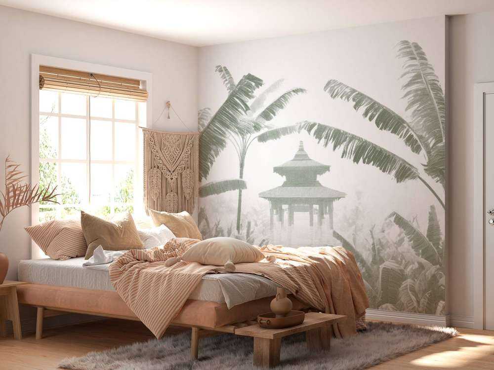 Mglisty Ogród Świątynny, zielony