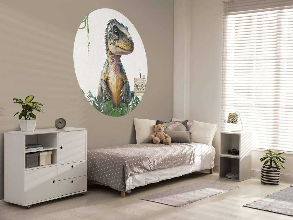 Młody t-rex w dżungli